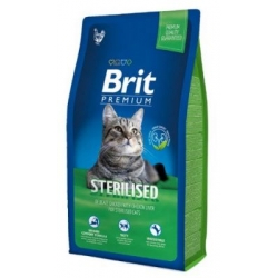 BRIT PREMIUM By Nature CAT STERILISED 1,5kg dla kota
